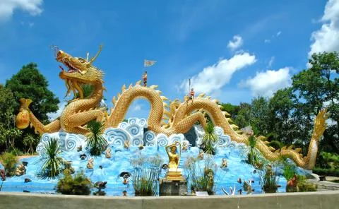 Dragon statue Foto stock