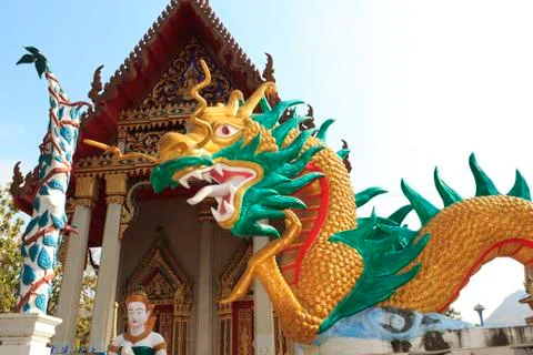 Dragon statue Stock Photos