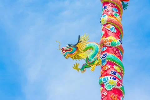 Dragon statue Stock Photos