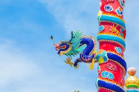 Dragon statue Stock Photos