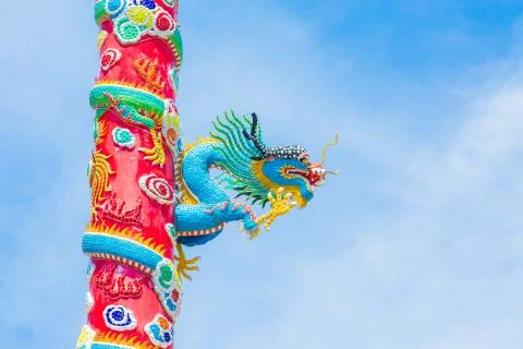 Dragon statue Stock Photos