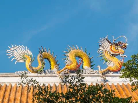 Dragon statue Stock Photos