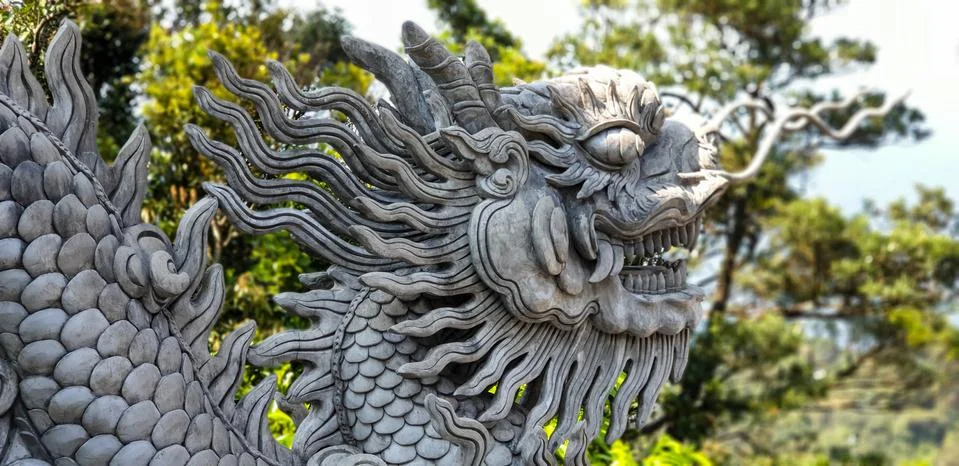 Dragon statue Stock Photos
