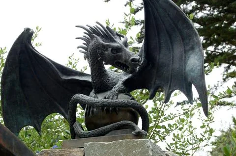 Dragon statue Stock Photos