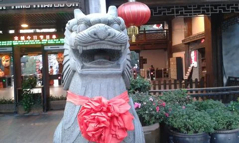 Dragon statue Foto stock