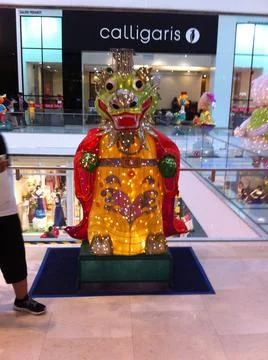 Dragon statue Stockfoto's