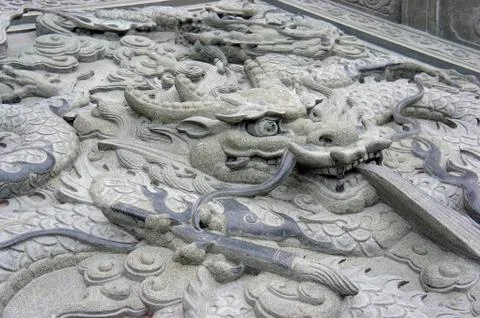 Dragon stone Stock Photos