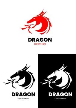 Dragon symbol Logo Stock Illustration