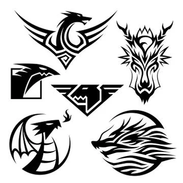 Dragon Symbols Illustration