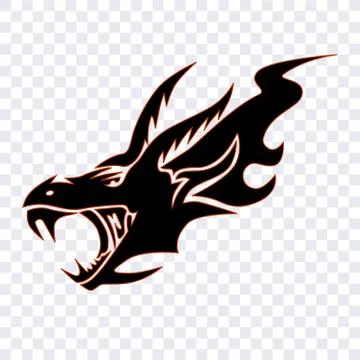 Dragon tattoo design vector  Illustrazione stock