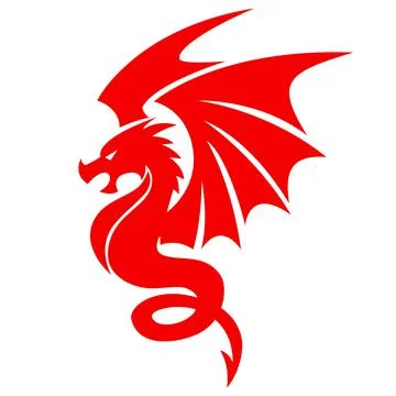 Dragon-tattoo-vector-design???? Stock Illustration