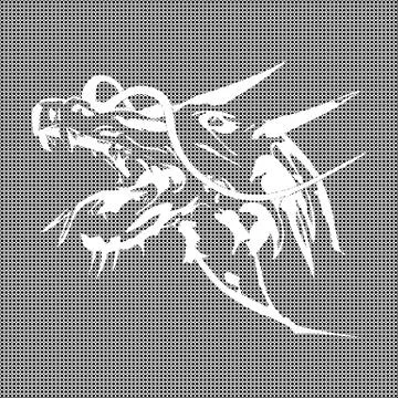 Dragon textural background イラスト素材