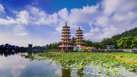 Dragon Tiger Tower Video stock 71491334