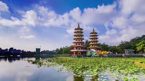 Dragon Tiger Tower Stock-Footage 71491426