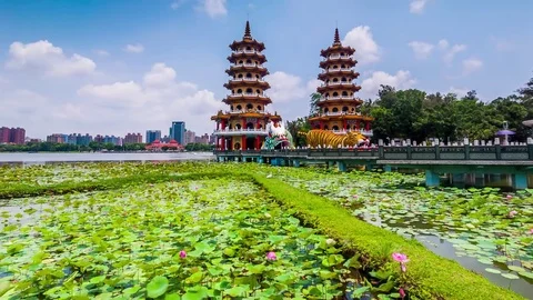 Dragon Tiger Tower Video stock 72665857