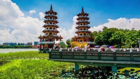 Dragon Tiger Tower Stock-Footage 72665994