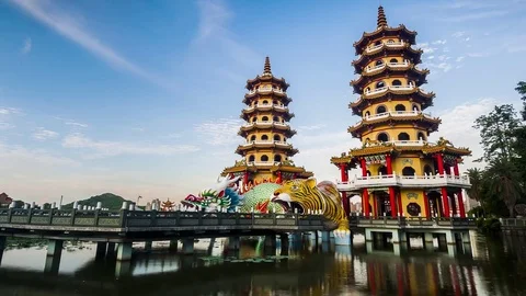Dragon Tiger Tower Stock-Footage 72666008