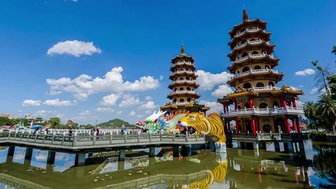 Dragon Tiger Tower Stock-Footage 72666057