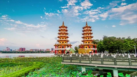 Dragon Tiger Tower Stock-Footage 72667855