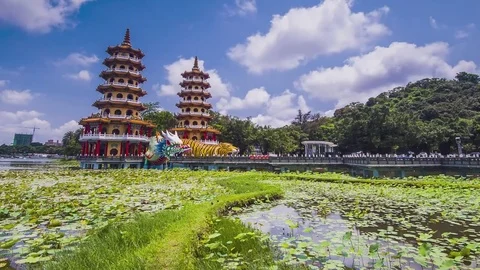 Dragon Tiger Tower Video stock 72667868