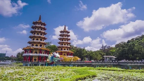 Dragon Tiger Tower Video stock 72667938