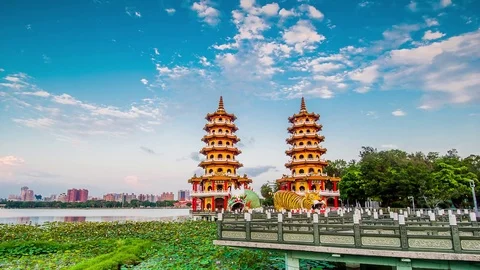 Dragon Tiger Tower Video stock 72667973