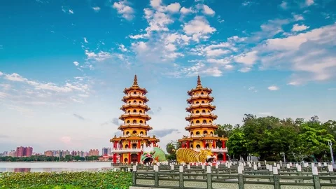 Dragon Tiger Tower Stock-Footage 72667986