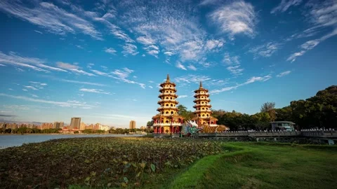 Dragon Tiger Tower Vídeo Stock 154547678