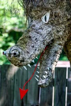 Dragon Topiary Stock Photos