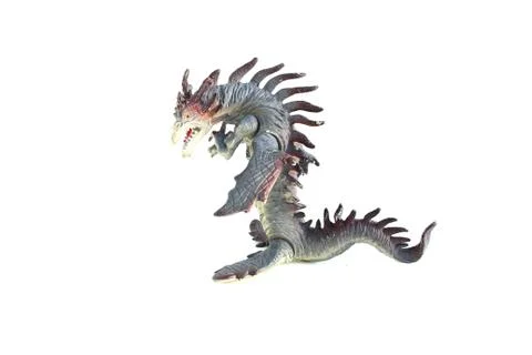 Dragon toy on isolated Stock Photos