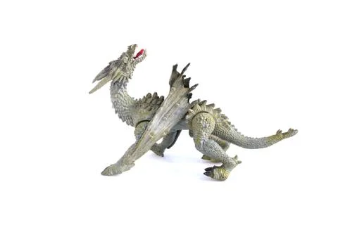 Dragon toy on isolated Stock Photos