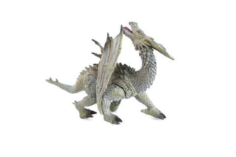 Dragon toy on isolated Stock Photos