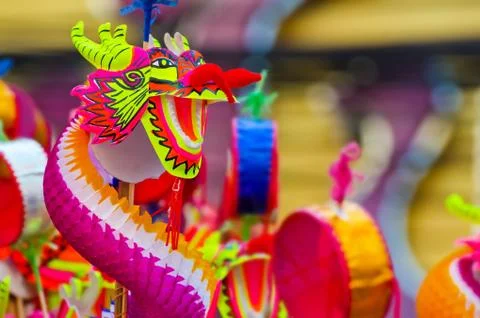 Dragon toy Foto stock