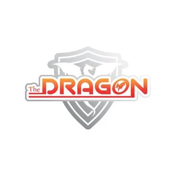 Dragon vector icon illustration Stock Illustration
