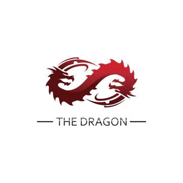 Dragon vector icon illustration Stock Illustration