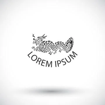 Dragon Vector Stock Illustration