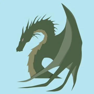 Dragon Vector Stock Illustration