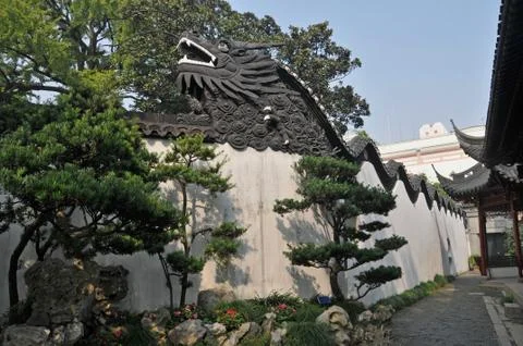 Dragon Wall Stock Photos