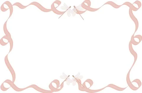 DragonFly Frame Stock Illustration