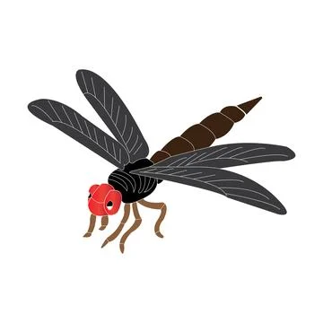 Dragonfly icon Stock Illustration