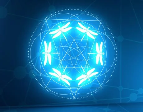 Dragonfly icon image Stock Illustration