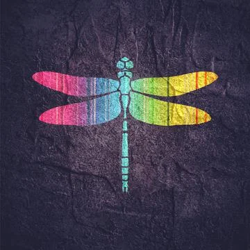Dragonfly icon image Stock Illustration