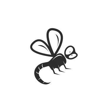 Dragonfly icon vector concept design web Stock Illustration