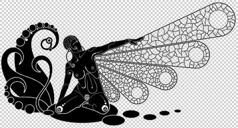 Dragonfly Stock Illustration