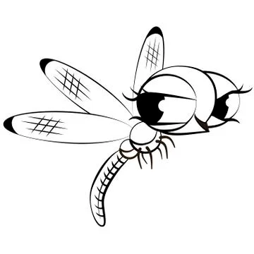 Dragonfly. Stock Illustration