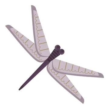 Dragonfly for Japanese pattern Illustrazione stock