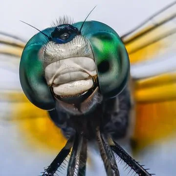 Dragonfly macro 库存照片