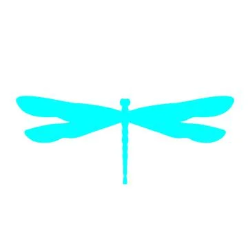 Dragonfly vector icon Stock Illustration