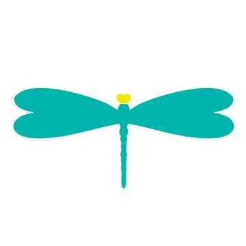 Dragonfly vector icon Stock Illustration