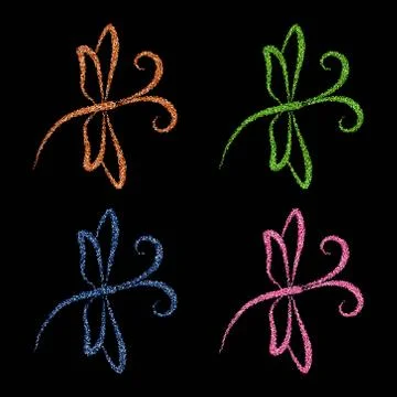 Dragonfly vector illustration Stock Illustration